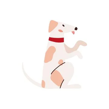 Obedient dog pet Stock Illustration