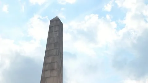 Obelisk of the Dover War Memorial Stock Footage 11292925