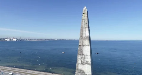 Obelisk, on the memorial complex. Stock Footage 88398255
