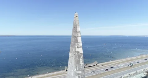Obelisk, on the memorial complex. Stock Footage 88398982