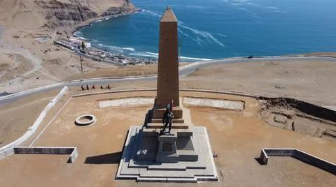 Obelisk morro solar Peru Stock Illustration