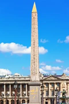 Obelisk in Paris Stock Photos