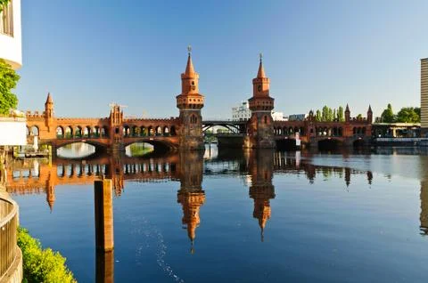 Oberbaum bridge berlin Stock Photos