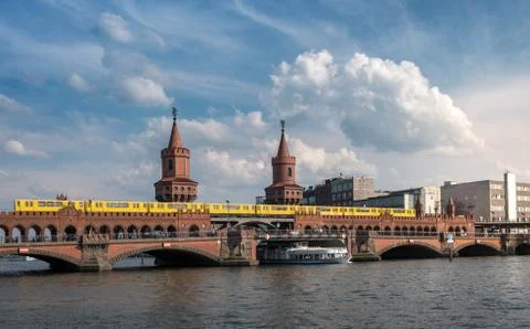 Oberbaum Bridge Berlin Stock Photos