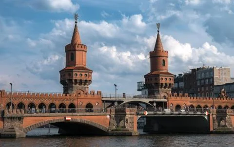 Oberbaum Bridge Berlin Stock Photos