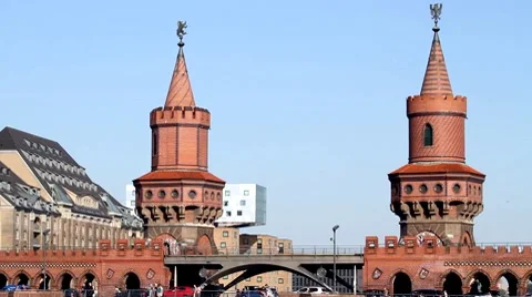Oberbaum bridge Stock Footage 8578743