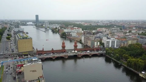 Oberbaum bridge Stock Footage 86102773