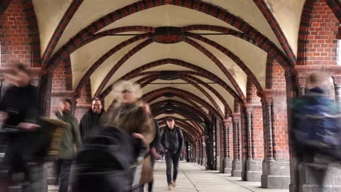 Oberbaum Bridge Passage Timelapse Stock Footage 306471485
