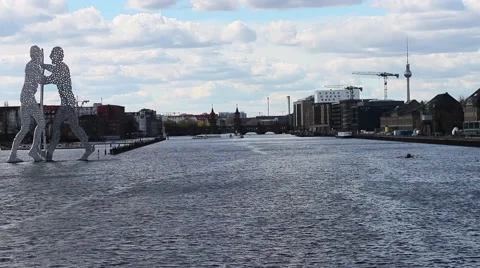 Oberbaum bridge time lapse Stock Footage 49900514