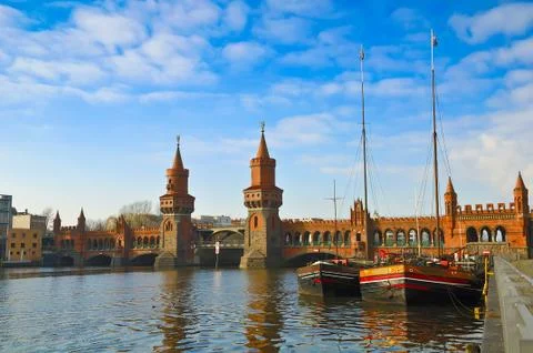 Oberbaumbridge berlin Stock Photos