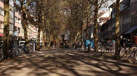 Oberer Graben 2 - Winterthur Stock Footage 32849900