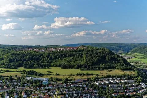 Oberkochen view Stock Photos