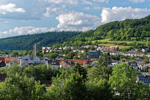 Oberkochen view Stock Photos