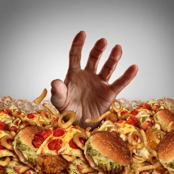 Obesity concept Stock Illustration