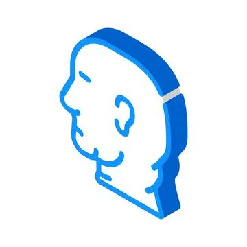 Obesity problem isometric icon vector illustration Illustrazione stock