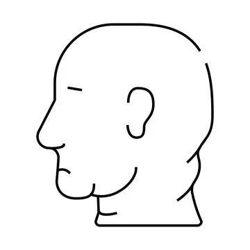 Obesity problem line icon vector illustration Illustrazione stock