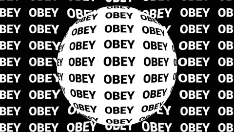 Obey big brother concept Stock Footage 157664673
