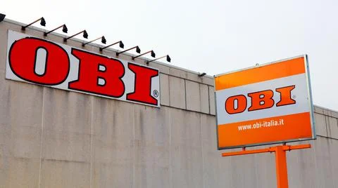 OBI Store, Obi is the largest hardware, DIY and gardening retailer in Europe Stock Photos