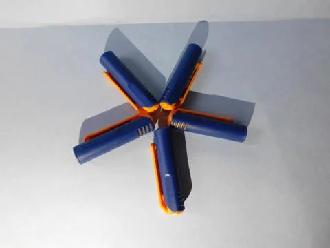 An Object and its shadow in a white background Stock Photos