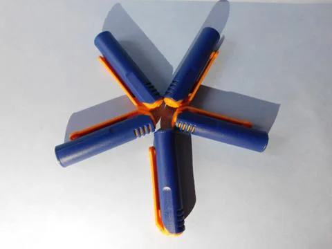 An Object and its shadow in a white background Foto stock