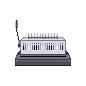 Object binding machine cartoon vector illustration イラスト素材