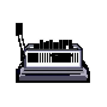 Object binding machine game pixel art vector illustration イラスト素材