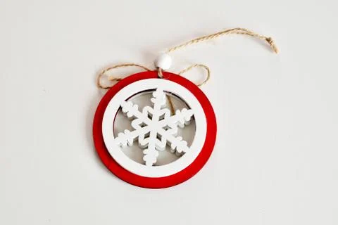 Object for Christmas decorations snow Fotos de archivo