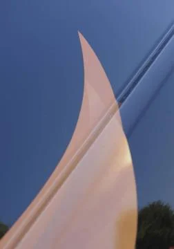 Object in a curved shape or form, pattern and texture on a surface object ... Stock Photos