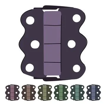 Object door hinge vector cartoon graphic Stock Illustration