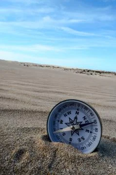 Object in the Dry Desert Stock Photos