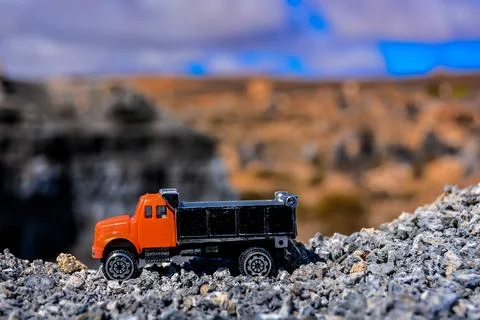 Object in the Dry Desert Stock Photos