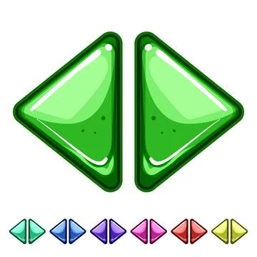 Object glass button cartoon vector graphic 스톡 일러스트