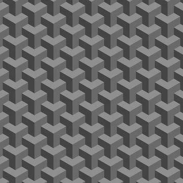 Object Isometric Pattern Stock Illustration