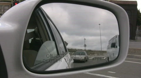 Object in mirror Video stock 352126