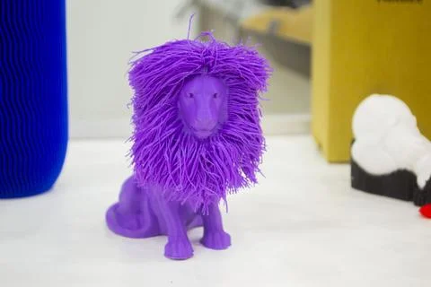 Object model printed 3D printer from molten plastic 3D printer printed prototype Stock Photos