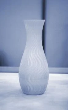 Object model printed on a 3D printer from molten plastic. 3D printer printed Stock Photos