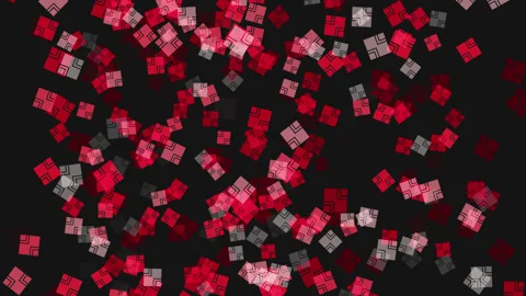 Object moving animation with black abstract background Video stock 209154075
