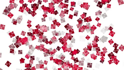 Object moving animation with white abstract background Video stock 209154069