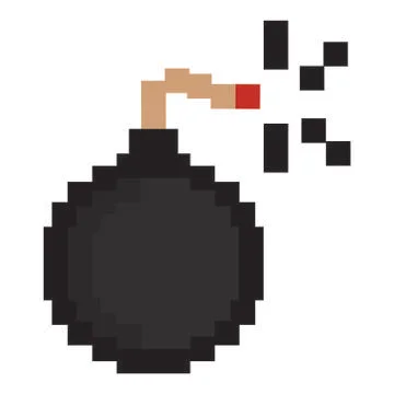 Object with pixel style Stock Illustration