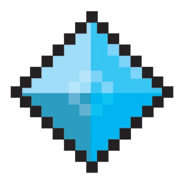 Object with pixel style Illustrazione stock