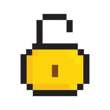 Object with pixel style Illustrazione stock