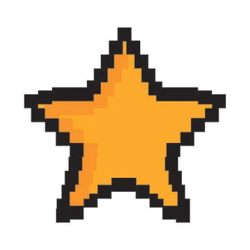 Object with pixel style Illustrazione stock