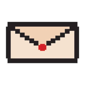 Object with pixel style Stock Illustration