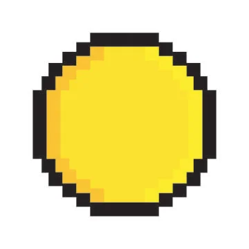 Object with pixel style Stock Illustration