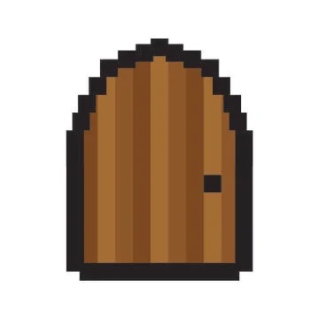 Object with pixel style Illustrazione stock