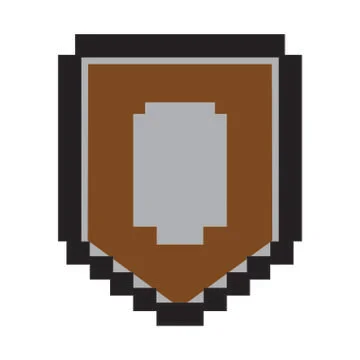 Object with pixel style 스톡 일러스트
