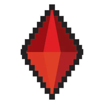 Object with pixel style Stock Illustration