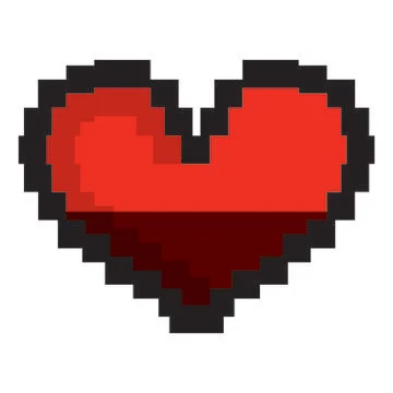 Object with pixel style Illustrazione stock