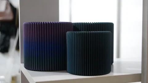 Object printed 3D printer close up Model printed 3D printer molten plastic Stock Footage 316478331