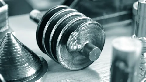 Object printed by 3D printer from metal. Additive manufacturing solution Stock Footage 287708813